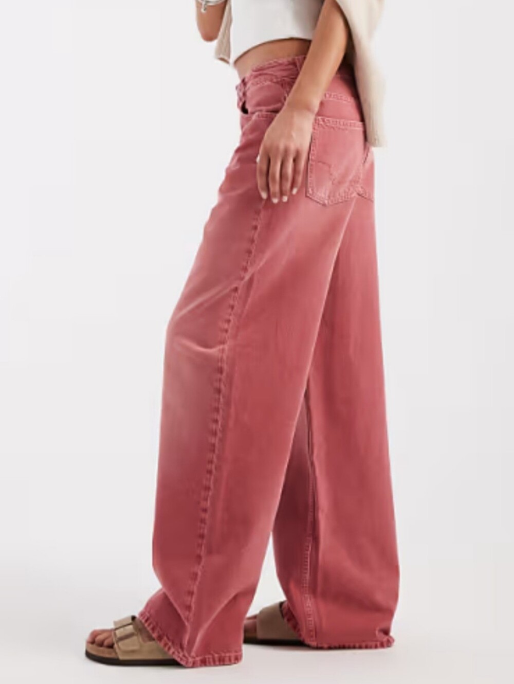 Free People Barrel Jeans